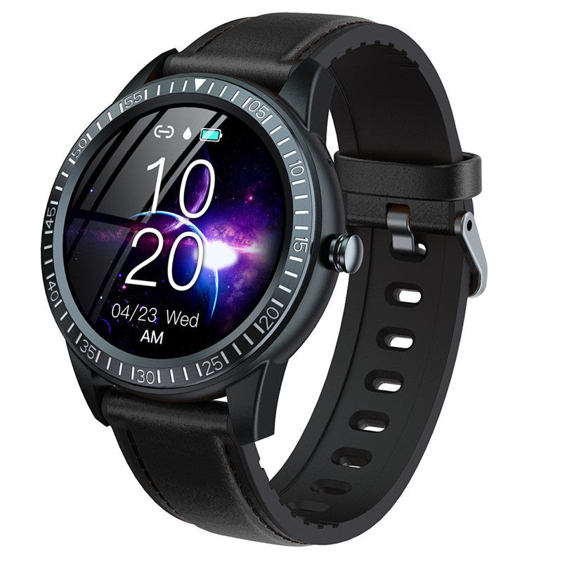 Orologio intelligente Bluetooth con chiamata, riproduzione, frequenza cardiaca, monitoraggio del sonno, orologio intelligente sportivo