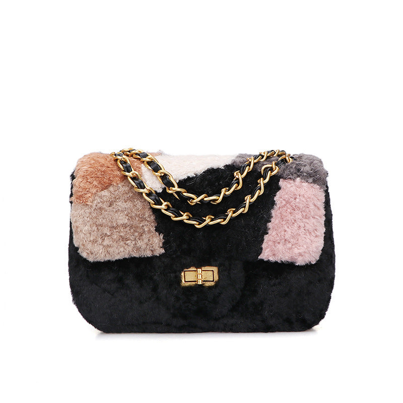 Women's fashion shoulder bag Lambskin chain bag