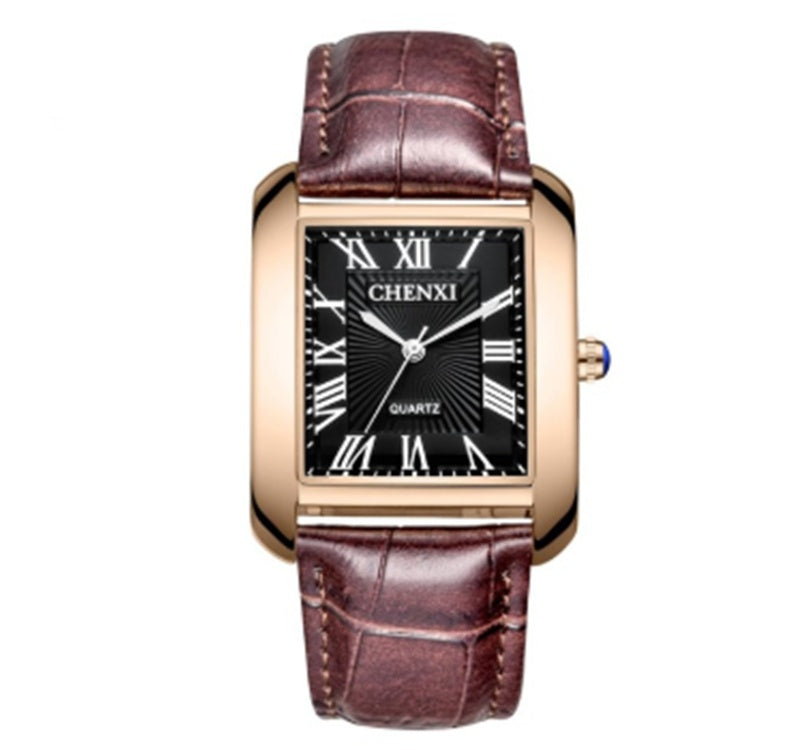 Square fashion Casual Belt Watch