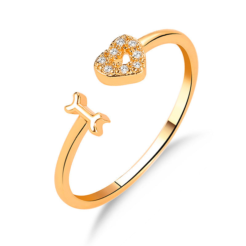 Women's Bracelet Personality Love Open Ring