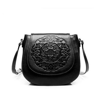 Women's Retro Head Leather Shoulder Bag Slant Across Women's Bag