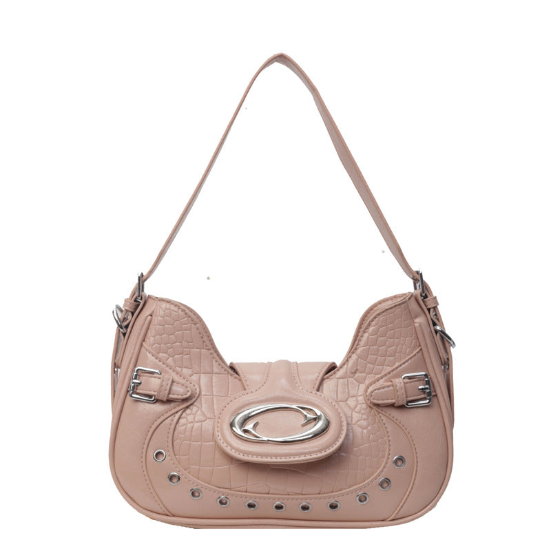 Women's Retro Saddle Premium Texture shoulder Bag
