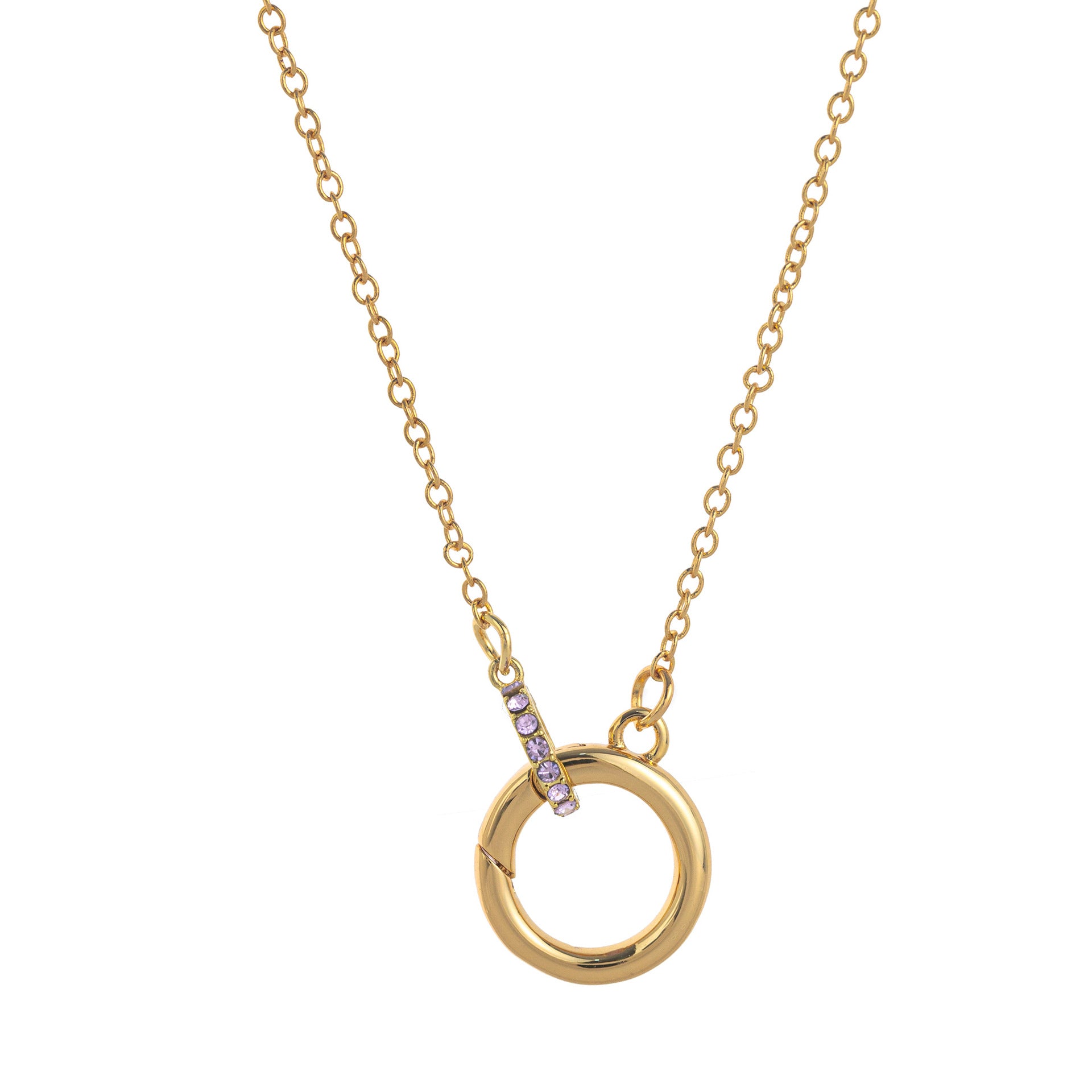 New Fashionable Color Twelve Birthstone Women's Necklace
