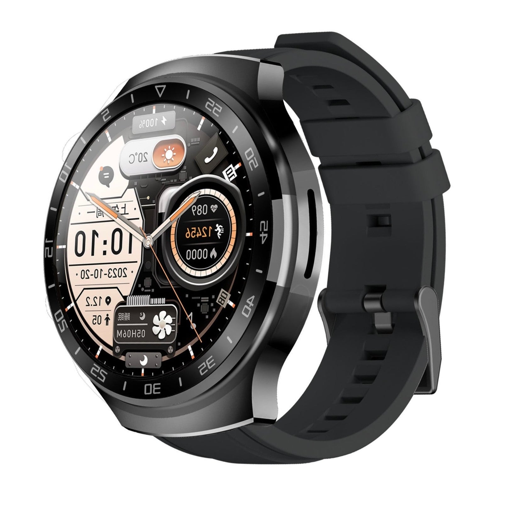 X16 PRO Smart Watch AMOLED Round Display NFC Payment Voice Assistant Alloy Men Business Smartwatch