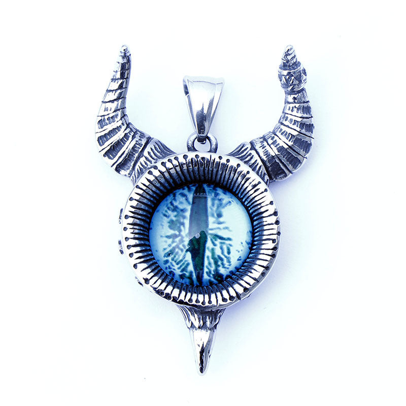 Split Ghost Eye Pendant Hipster Retro Nacklaces