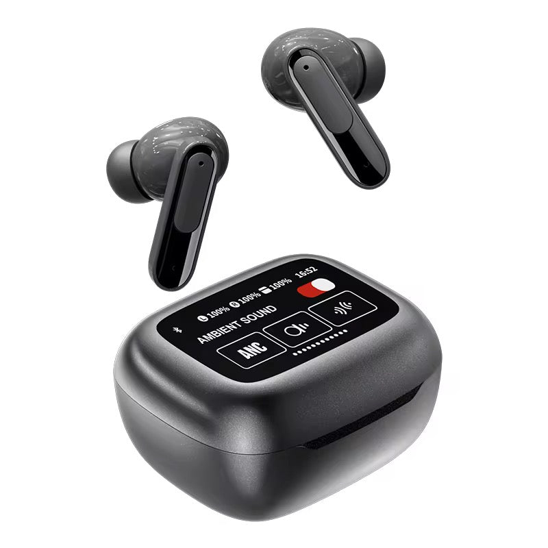 Draadloze hoofdtelefoonknoppen met meerdere functies ENC-touchscreendisplay
