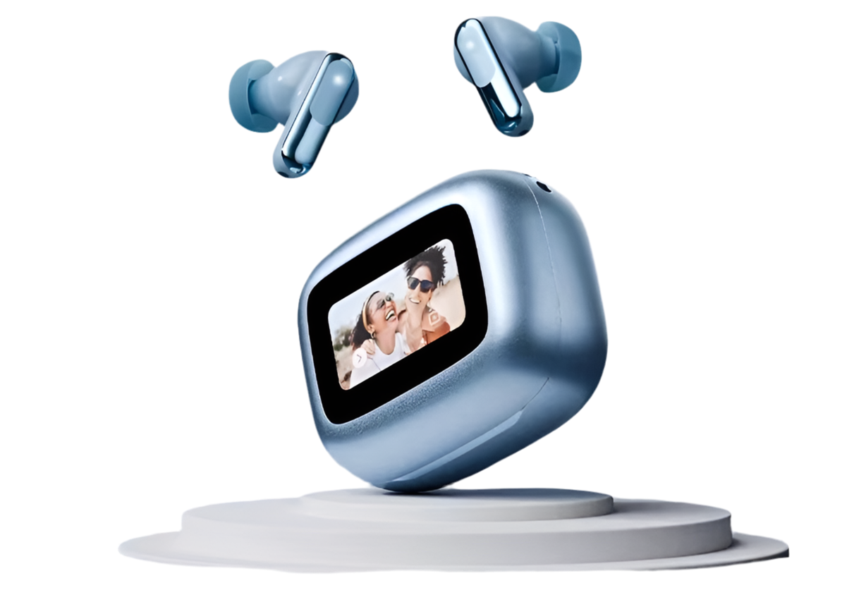 Draadloze hoofdtelefoonknoppen met meerdere functies ENC-touchscreendisplay