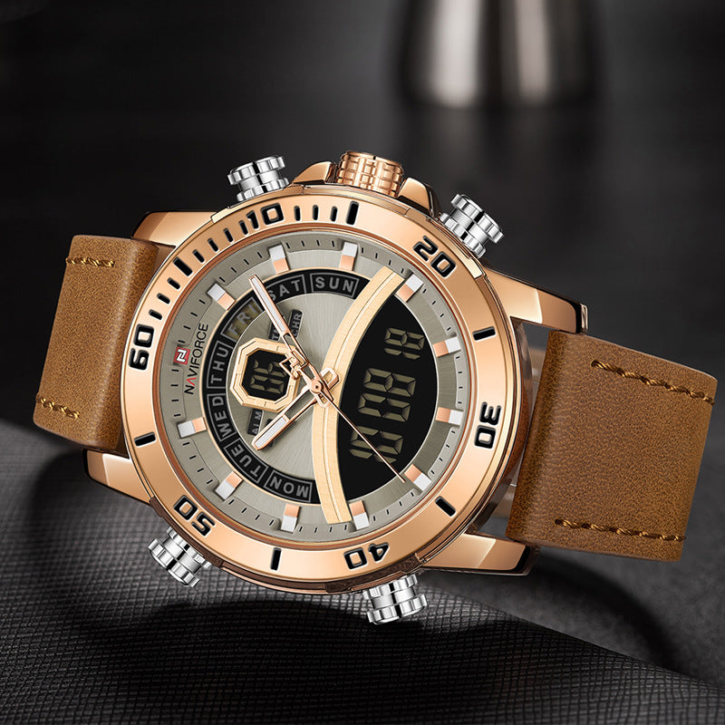 Naviforce men's belt quartz watch