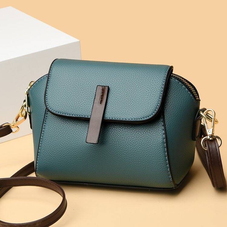 Women's fashion Genuine Leather Texture Small shoulder bag