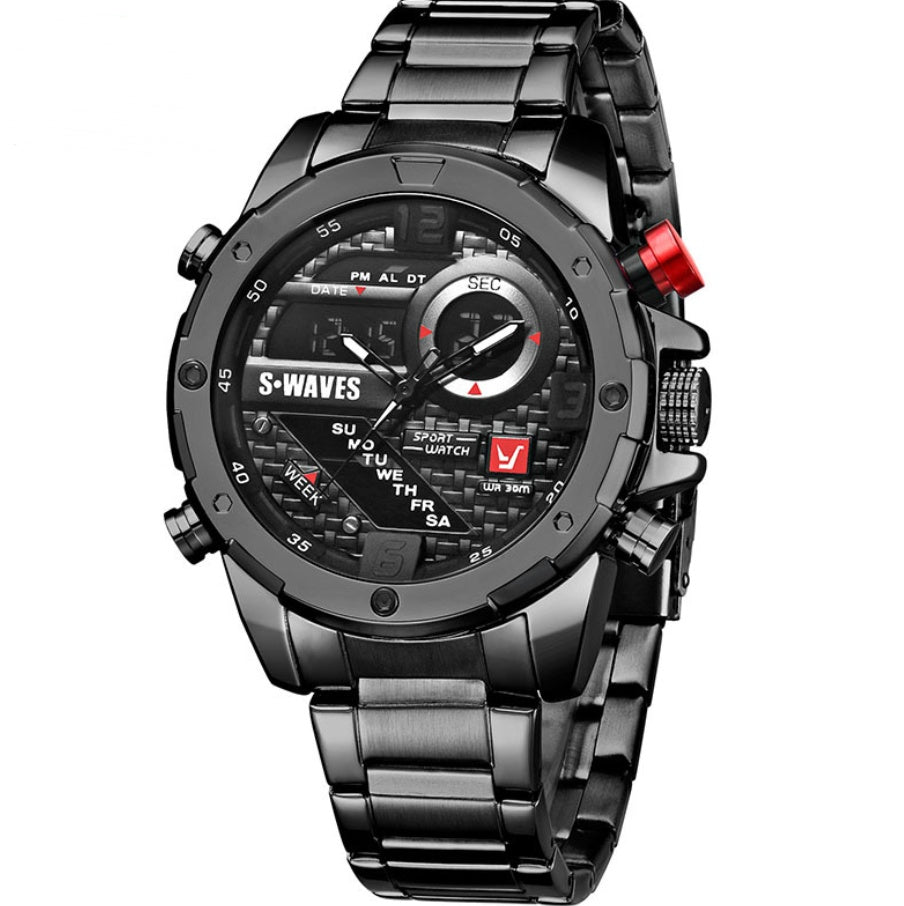 Men's fashion electronic movement quartz watch