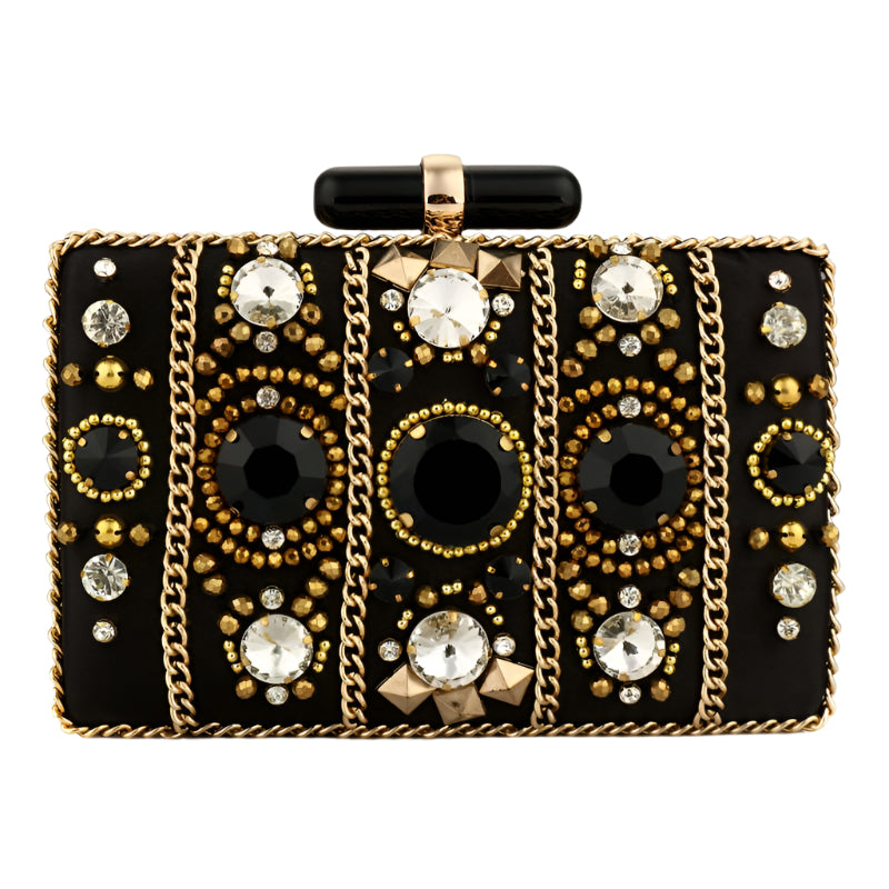 Female Clutch Chic Chain Classic Boxy Shape Designer Clutch handbag