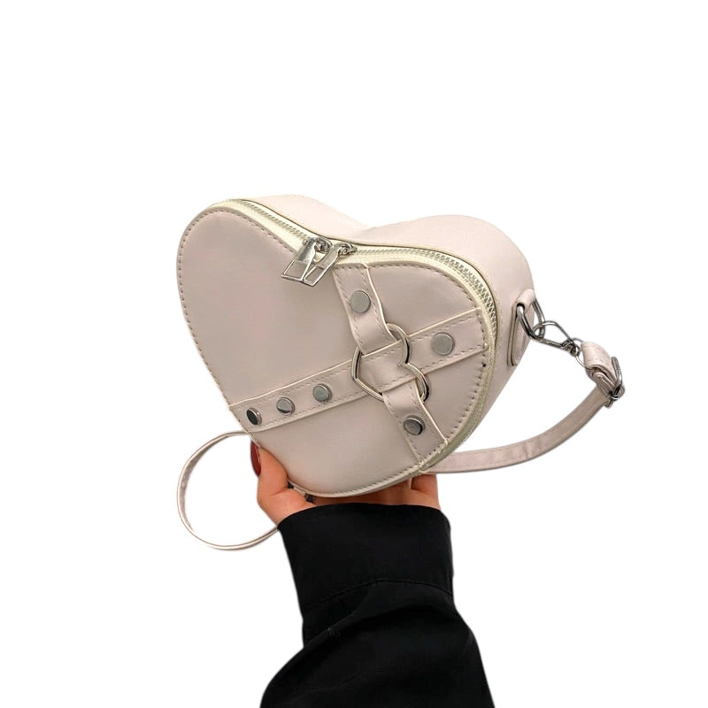 Women's Crossbody High-grade Heart-shaped Box Bag