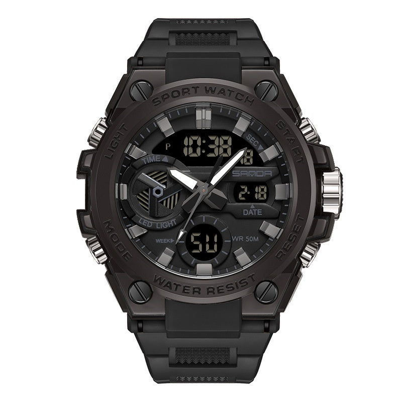 SANDA Brand Men's Military Shockproof Digital Sports Watches Waterproof Electronic Wristwatch for Men