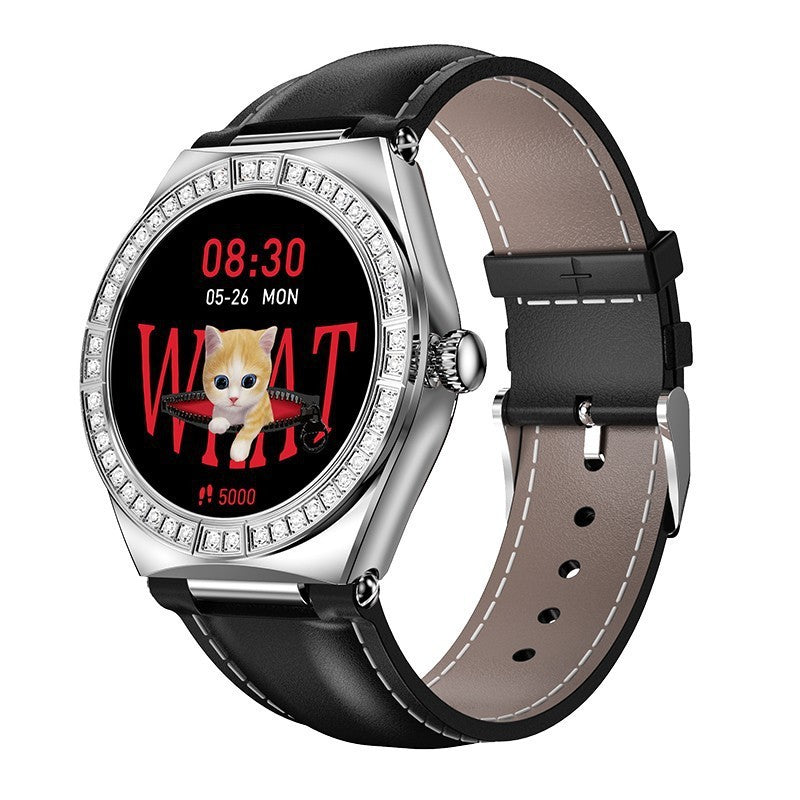 Women's Bluetooth Call Smart Watch Health Monitoring Heart Rate Smart Reminds women smart watch