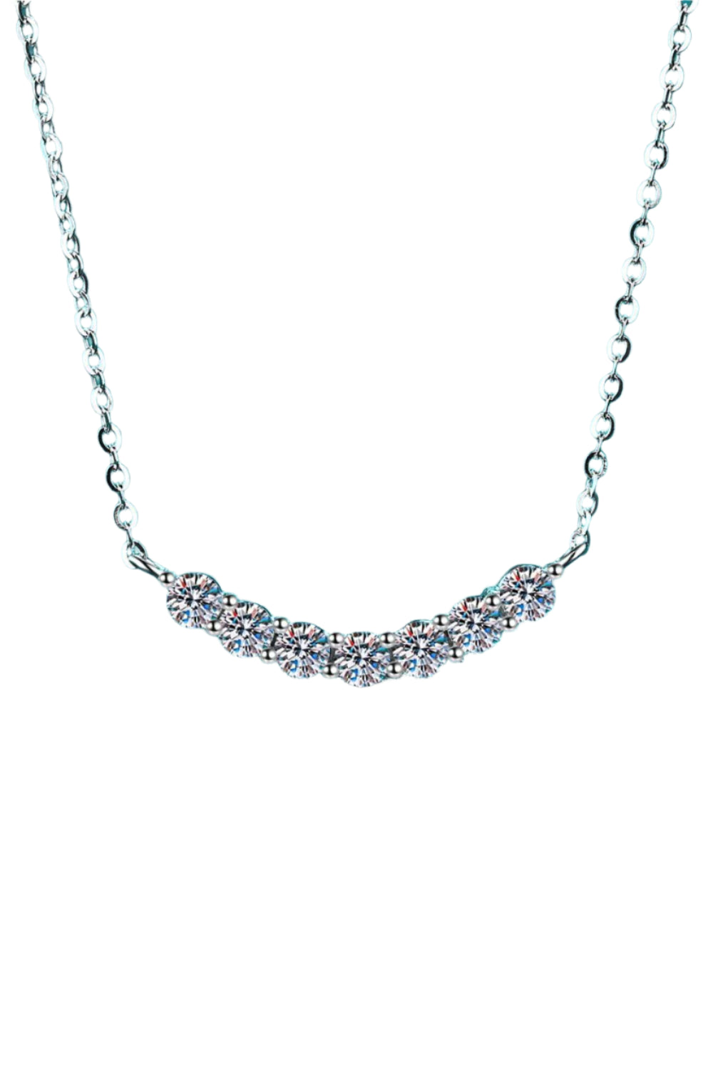 1.4 Carat Moissanite 925 Sterling Silver Necklace
