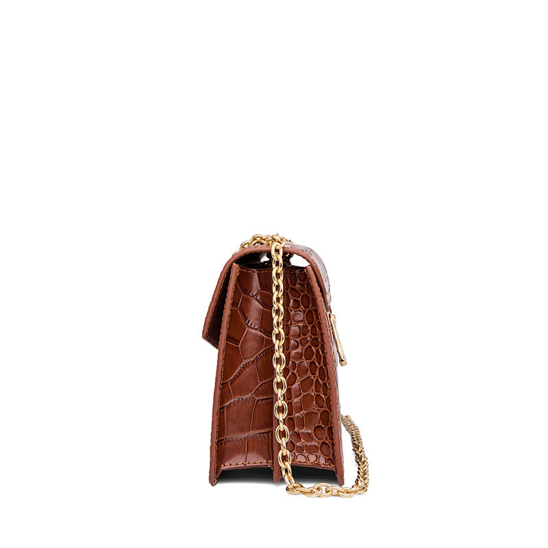 Fashion High-end Trend Women's Leather Chain Bag