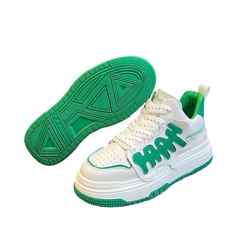 Fashionable Men's Trendy Casual White Sneakers