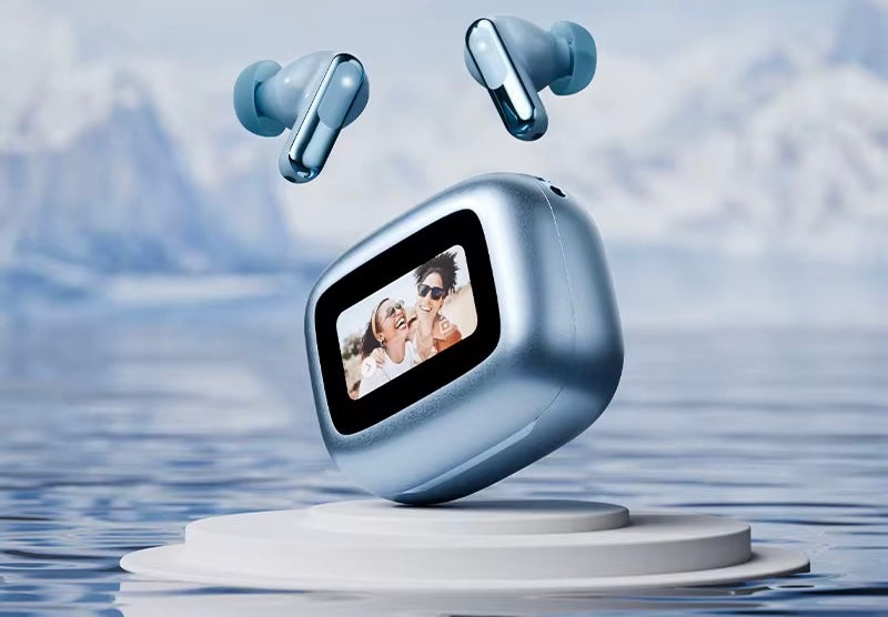 Draadloze hoofdtelefoonknoppen met meerdere functies ENC-touchscreendisplay
