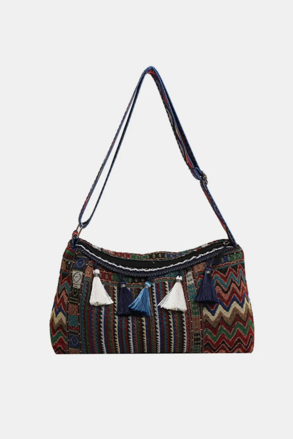 Women's Tassel Adjustable Strap Shoulder Bag