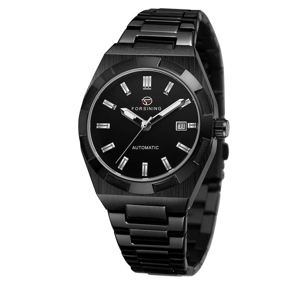 Forsining Design Calendar Automatic Mechanical Wristwatch Men Military Watch Male High-end Luxury Brand Waterproof Men's Watch