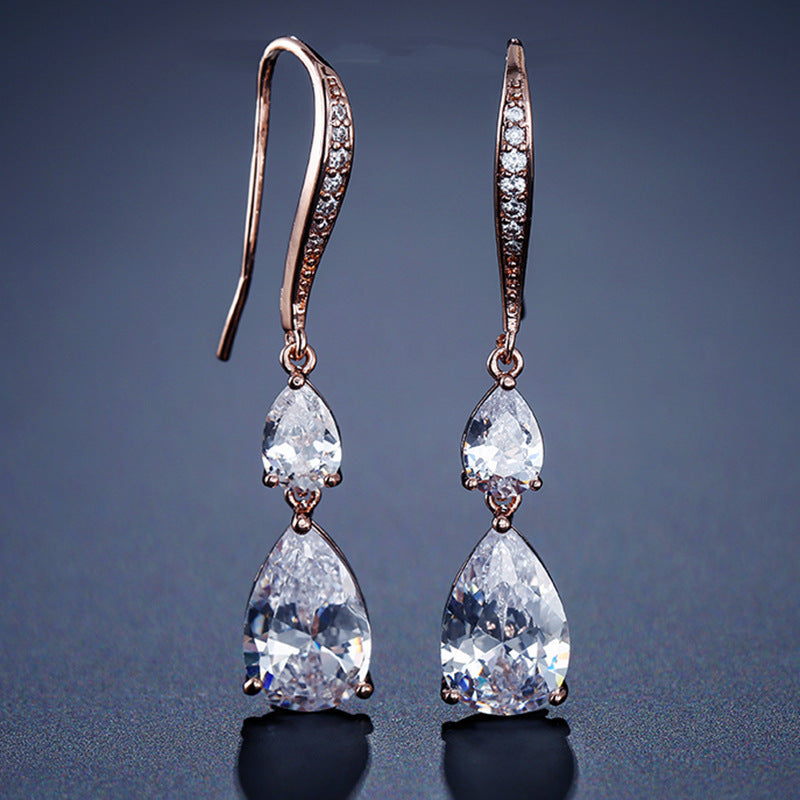 Female Simple Banquet All-match Earrings