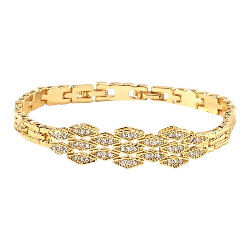 Women's Simple Temperament Micro Inlaid Zircon Bracelet