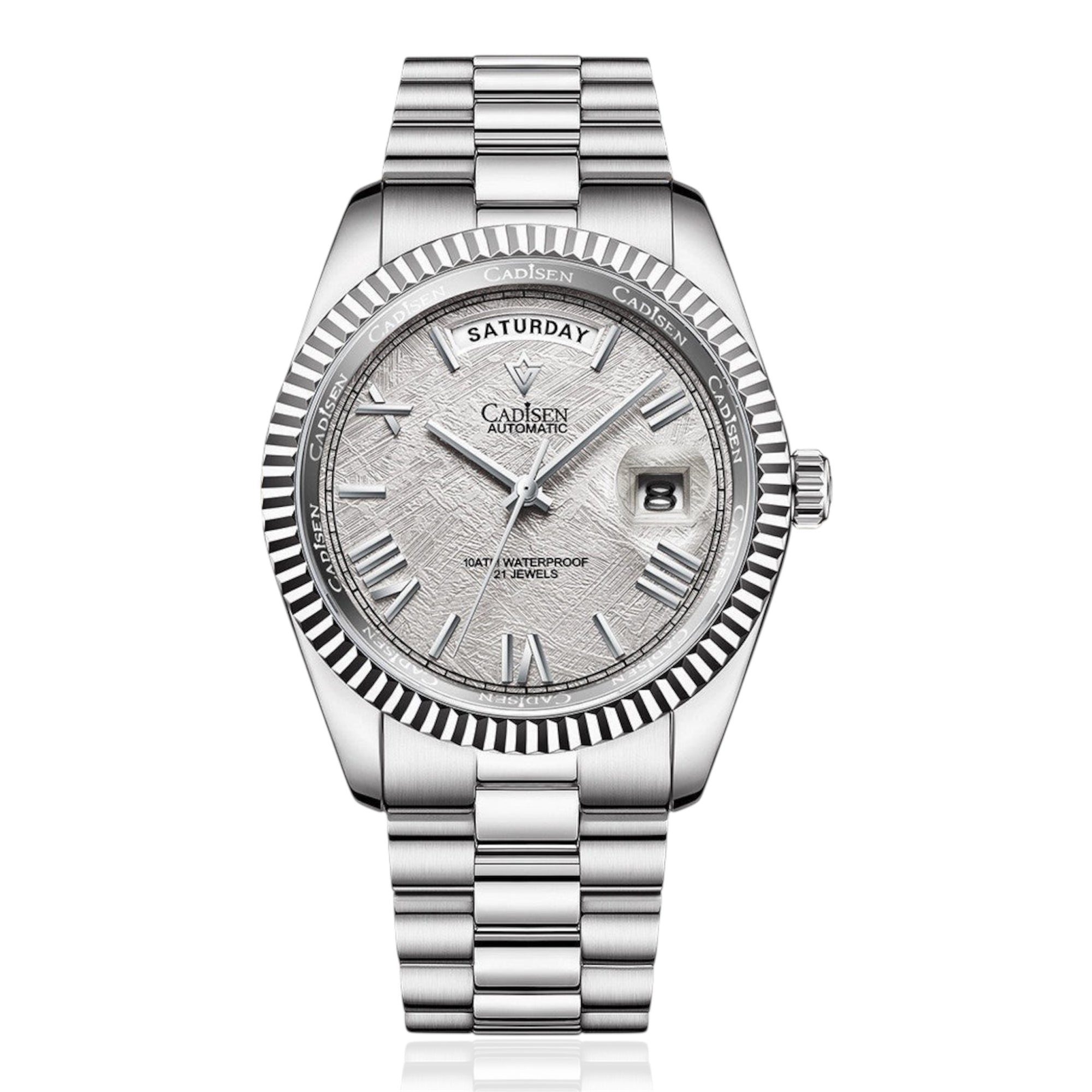 NEW 2025 CADISEN New Mens Automatic Mechanical Watch Luxury Brand Sapphire Luminous MIYOTA 8215 100M Waterproof Men's Watch