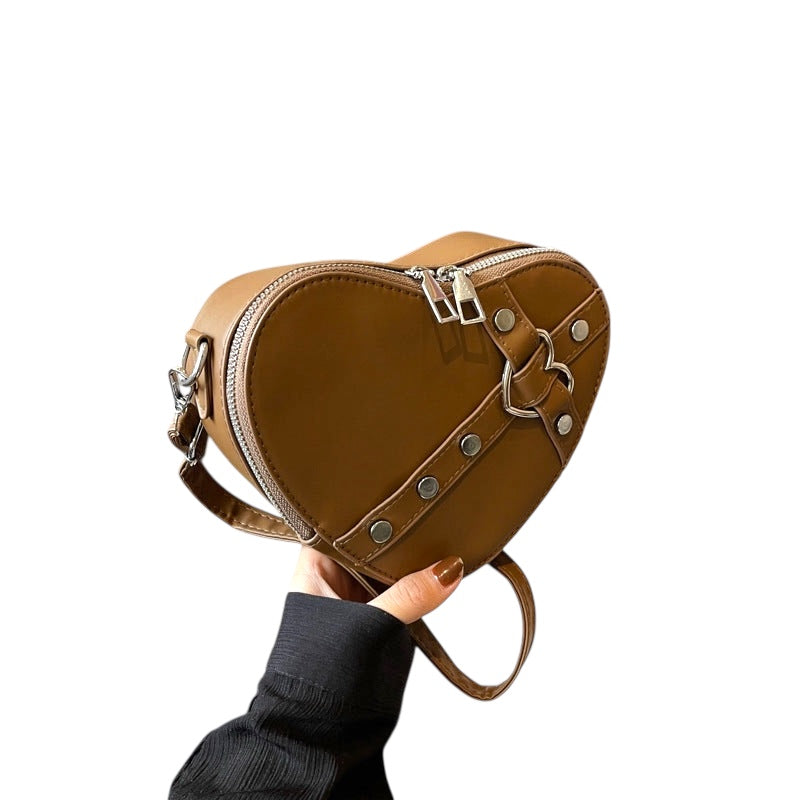 Women's Crossbody High-grade Heart-shaped Box Bag