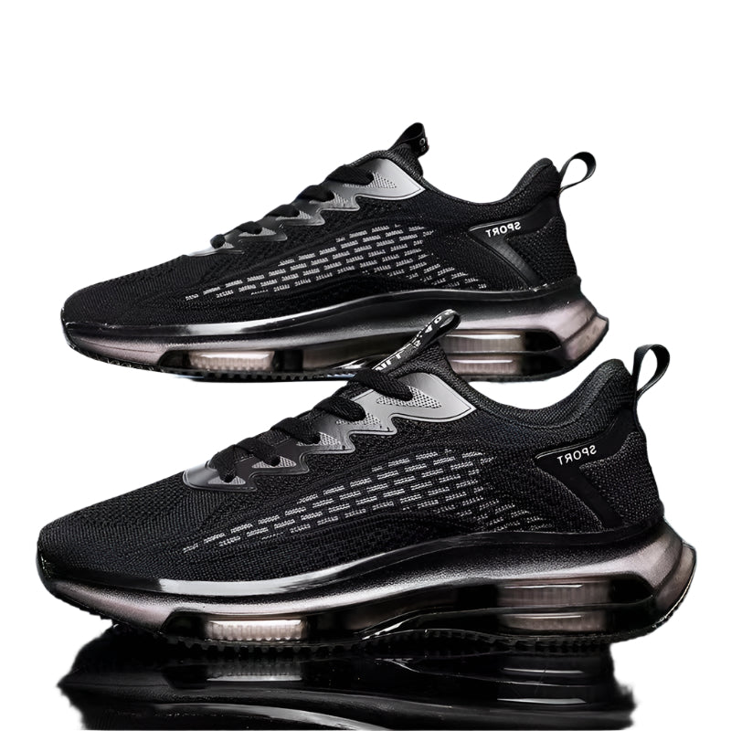 Casual Mesh Breathable Sports Flying Woven Blade Air Cushion Outdoor Running Men's Shoes