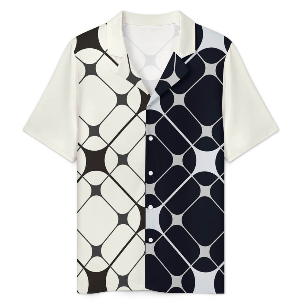 Men's Ice silk Short sleeved pajama set