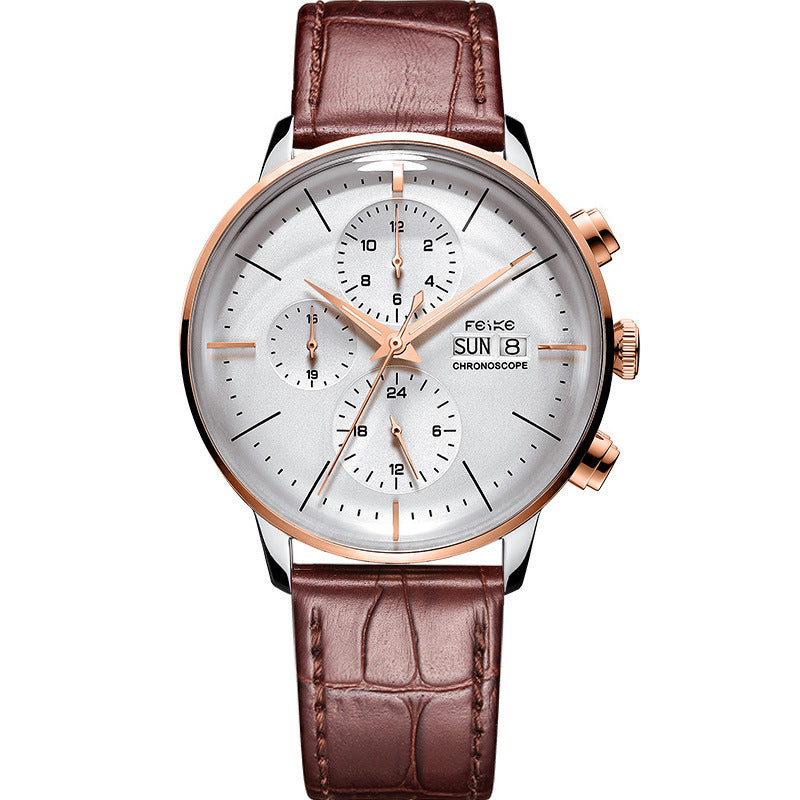 FEICE Luxury Men's Mechanical Waterproof Automatic Hollow Watch