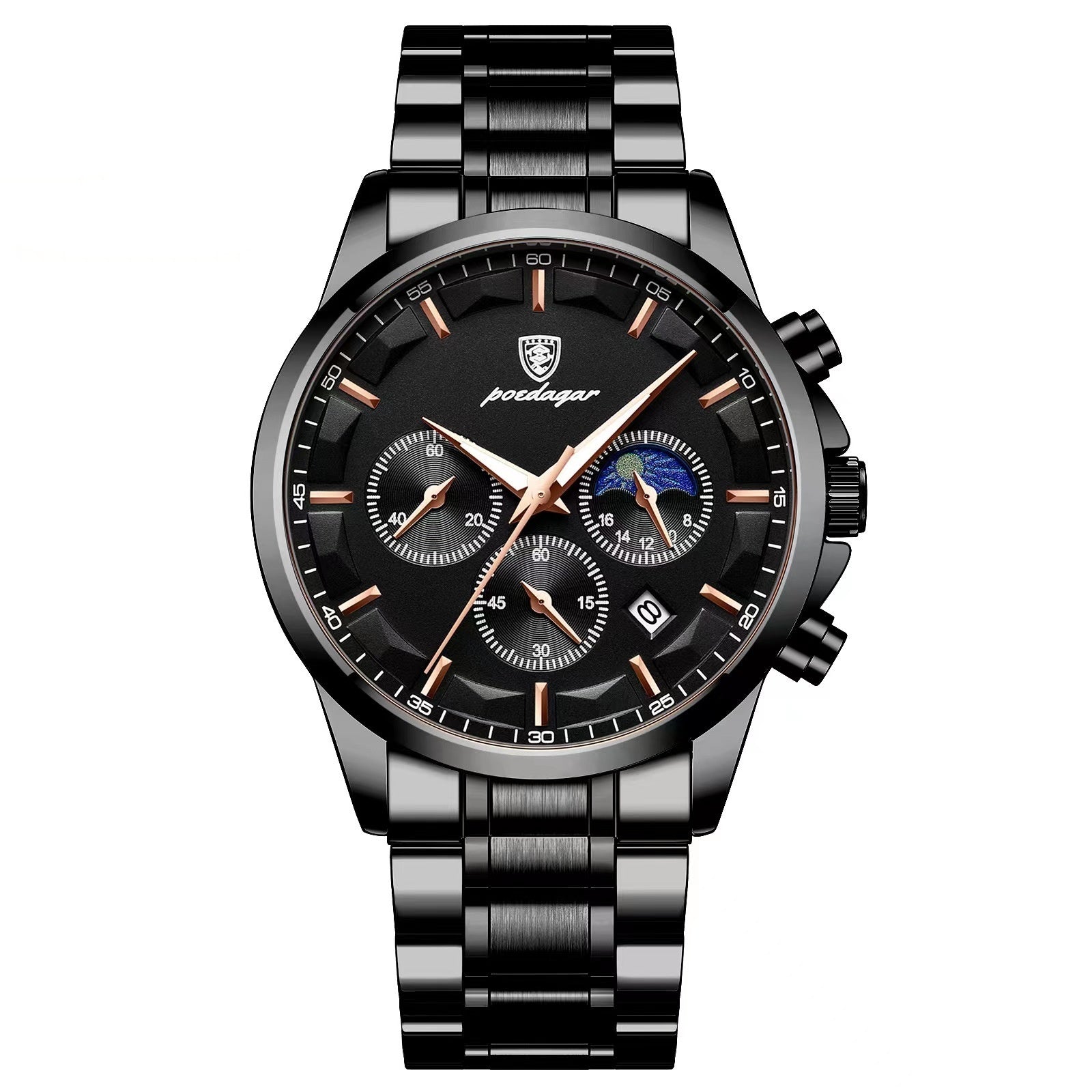 Orologi sportivi da uomo, orologio al quarzo multifunzionale e impermeabile