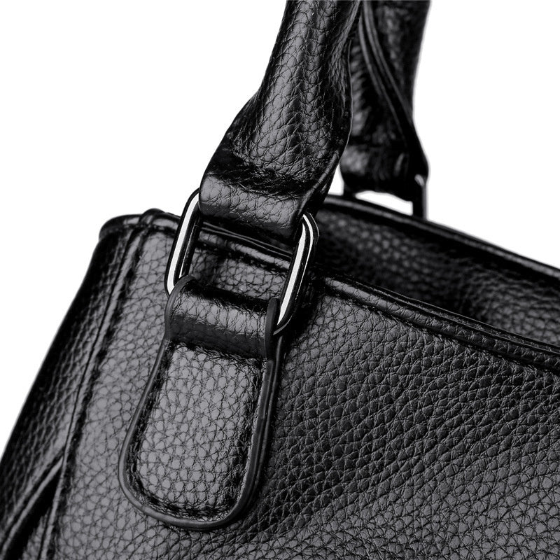 Women's Simple Casual Soft Leather Crossbody Shoulder Bag