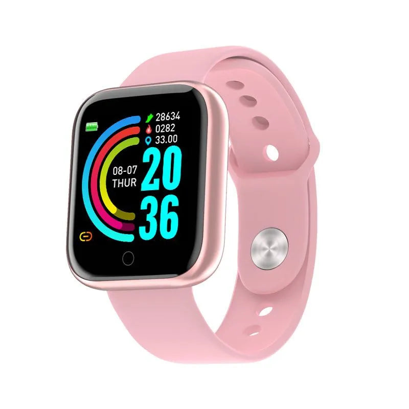 Y68 SmartWatch Waterproof Bluetooth Call Blood Pressure Fitness Tracker Heart Rate Monitor Smartwatch