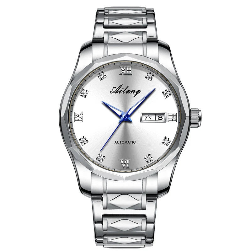AILANG Herenhorloge Roestvrij staal Waterdicht Automatisch Mechanisch Horloge Waterdicht Lichtgevend Herenhorloge