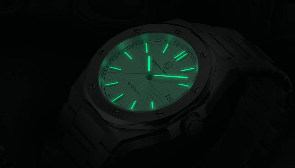 Orologio Automatico da Uomo PAGANI DESIGN NH35A in Acciaio, Stile Business Casual