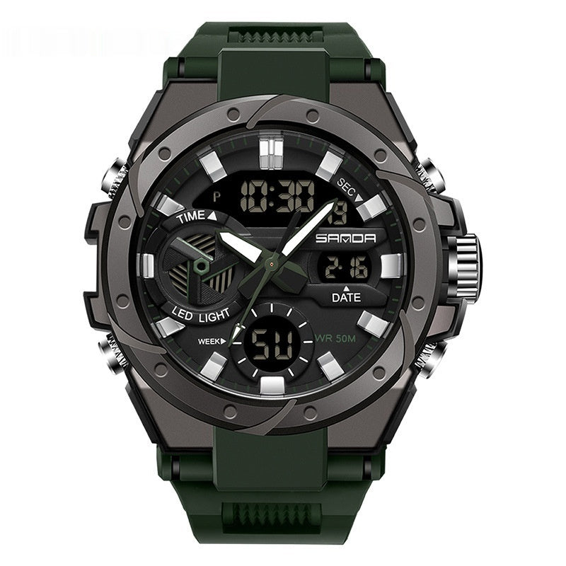 SANDA Brand Men's Military Shockproof Digital Sports Watches Waterproof Electronic Wristwatch for Men