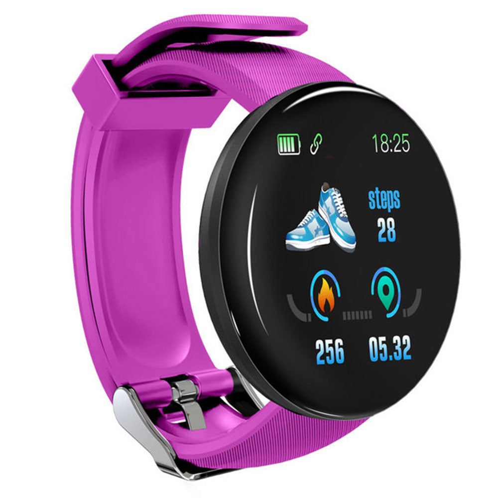 D18 Round  Smart Watch Color Screen Sports Pedometer Sleep