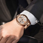 LIGE  Luxury Leather Band Waterproof Watch - Acquisti Online