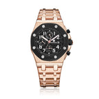 Kimsdun 1222A Luxury Man's Mechanical Watch Stylish Stainless Steel Band Waterproof Date Display Character Casual Watch