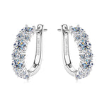Women's Moissanite Earring Eardrop Girls' High-grade Ear Clip