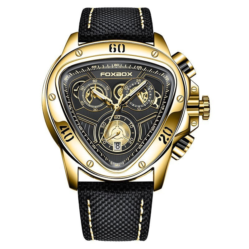 FOXBOX Man Military Chronograph Waterproof Wristwatch