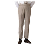 Solid Color Naples High-waisted Trousers Daily Commute Straight Trousers