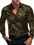 Cool Fashion Vintage Printed Shirt Hawaiian Shirt Men's Summer Shirt