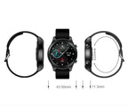 New G21 Men's Smart Watch IP68 Waterproof Smartwatch Features Customized Dials, Sleep Tracker, Heart Rate Monitor, Pedometer and More