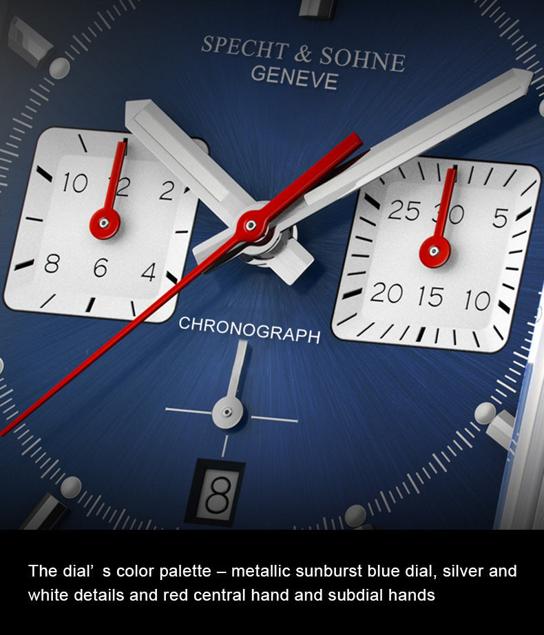 Specht & Sohne VK64 Orologio Classico da Uomo di Lusso