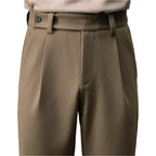Men's Thick Wool Loose Straight Brushed Men's Casual Pant
