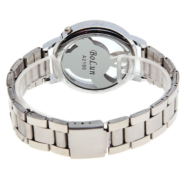 New Style look Music Note Men's Watch Stainless Steel Wristwatch Luxury Fashion Hollow Unisex Watch
