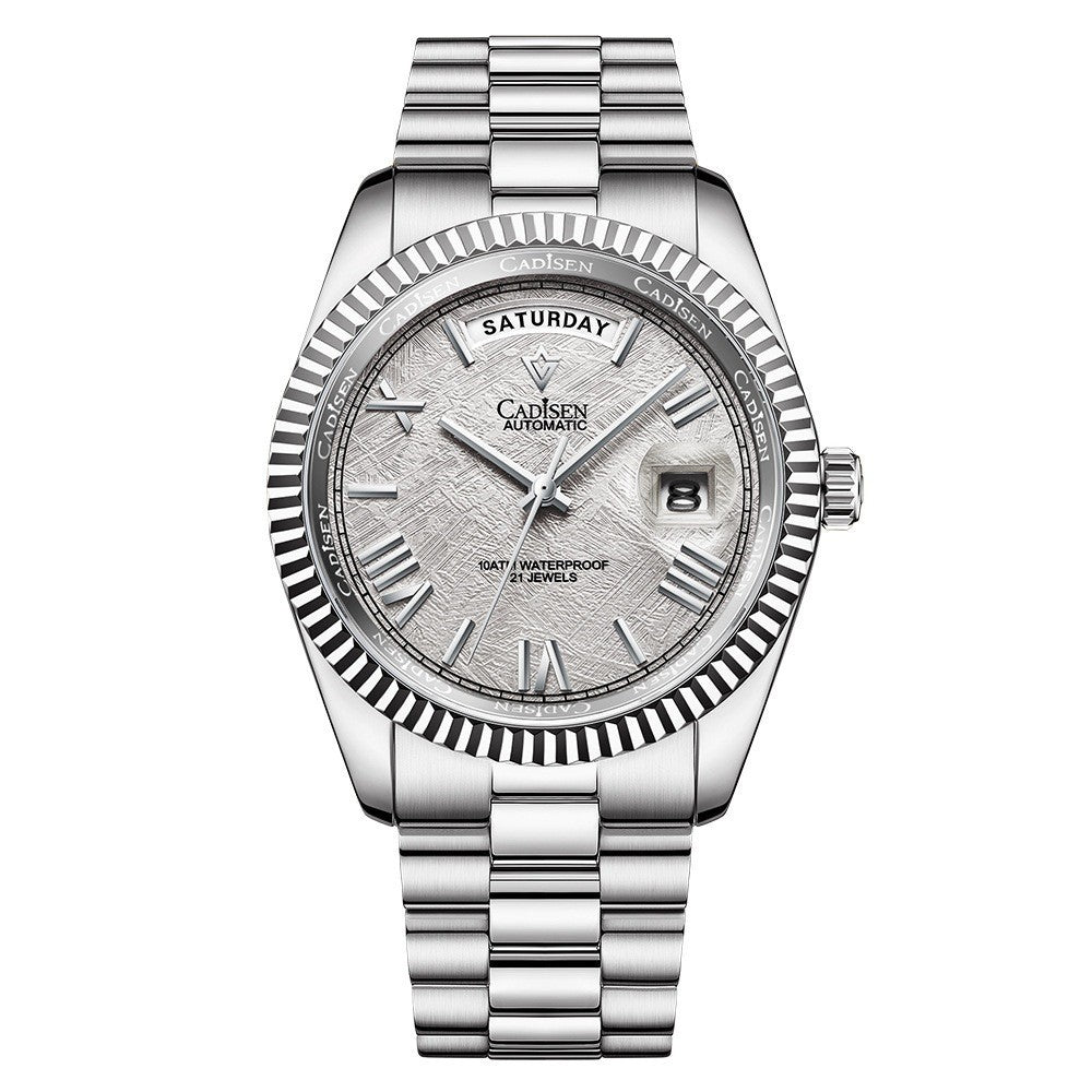 NEW 2025 CADISEN New Mens Automatic Mechanical Watch Luxury Brand Sapphire Luminous MIYOTA 8215 100M Waterproof Men's Watch