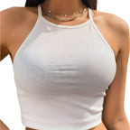 Solid Color Tank Top For Women's